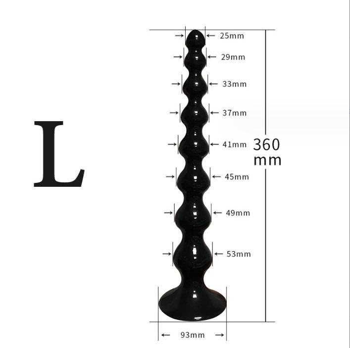 C621 Extra Long Silicone Anal Beads Massager for Men and Women