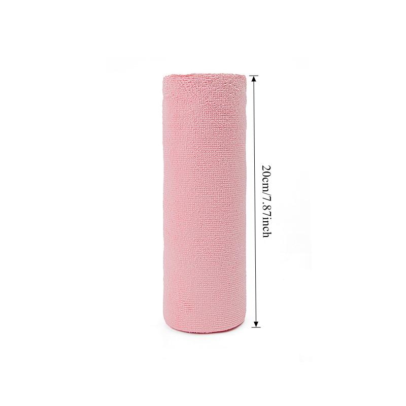 Wiederverwendbares Reinigungstuch, Haushalts-Küchentuch, Mikrofaser-Handtuchrollen, Geschirrtücher, Ersatz für Waschpapiertücher, 1 Rolle mit 20 Blättern