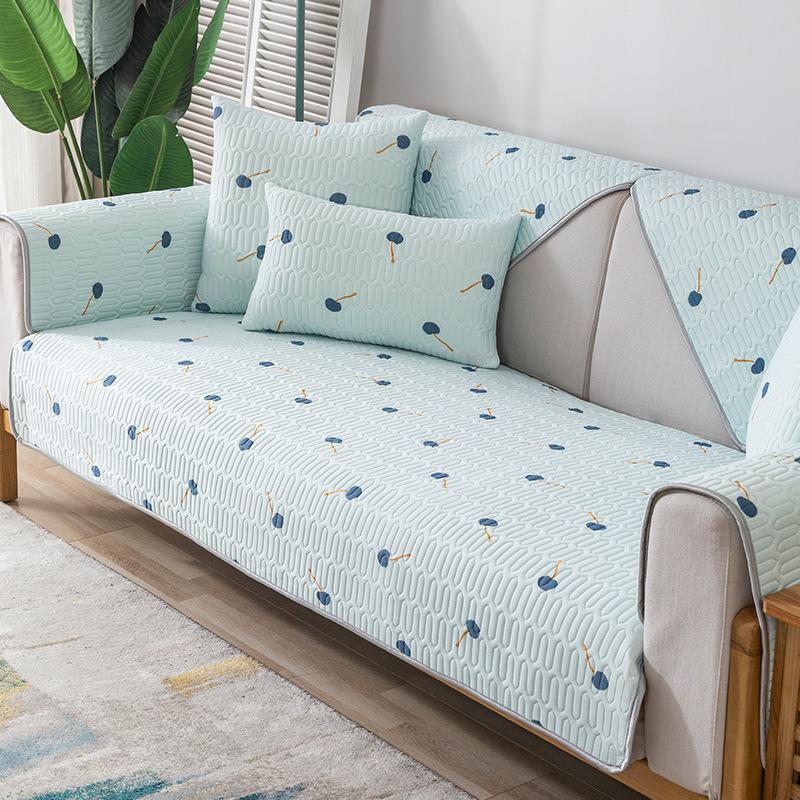 Latex Sofa Cushion Summer New Non -Slip Ice Silk Summer Mat Cushion Cartoon Cool Sofa Cover Cover Cloth