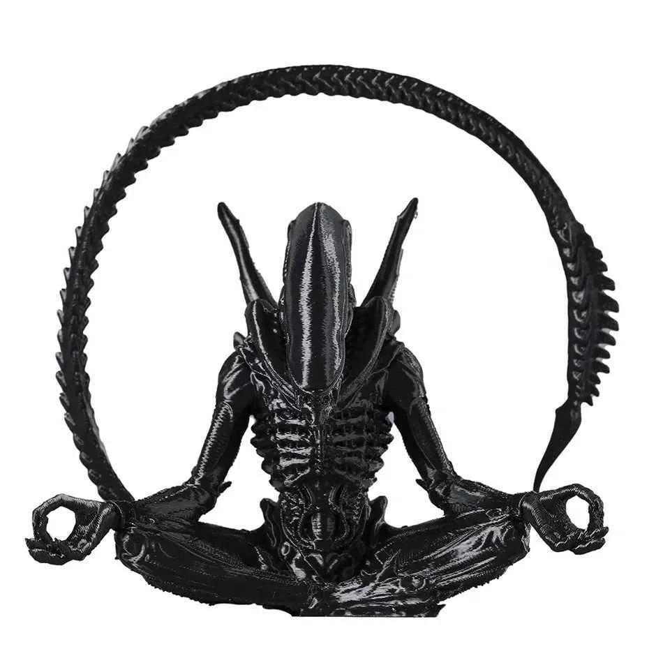 Alien-shaped Desktop Ornament, 3D Printed, Creative Desktop Decoration, Birthday Gift