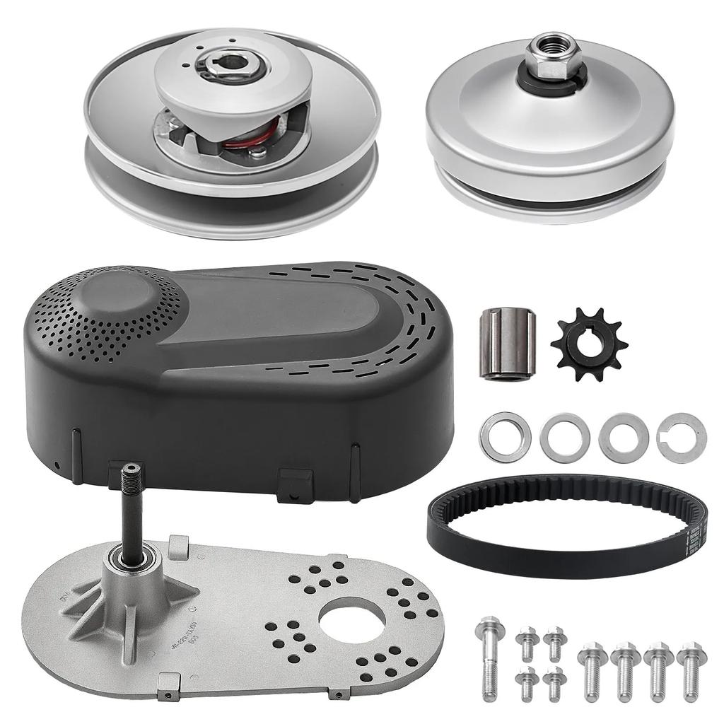 VEVOR Drive Clutch, 2-8HP Engine, 2000 RPM High-Strength Drive Clutch with Asymmetric Designed Wheels & Robust Rubber Belt