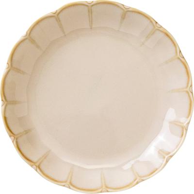 Minoru Pottery Mino Ware "Itsuka" 160 Plates, Beige