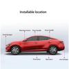 QEJMX1 4pcs Auto Anti Collision Strips Rubber Car Door Protector Stickers Bumper Anti-collision Strips For Honda Civic Accord CRV Hrv