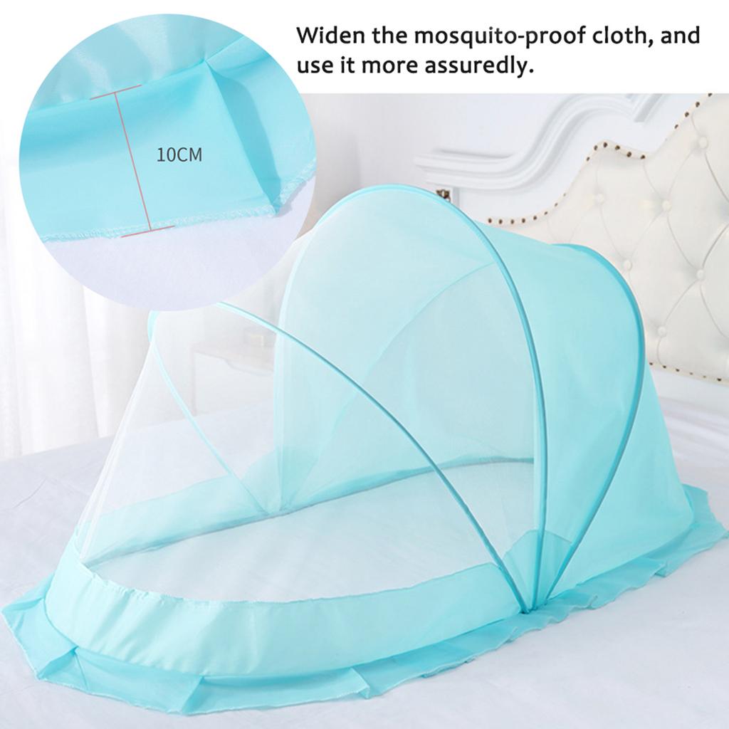 Foldable Portable Baby Mosquito Net Mongolian Tent Style Blackout Medium 110x60x55cm for Kids