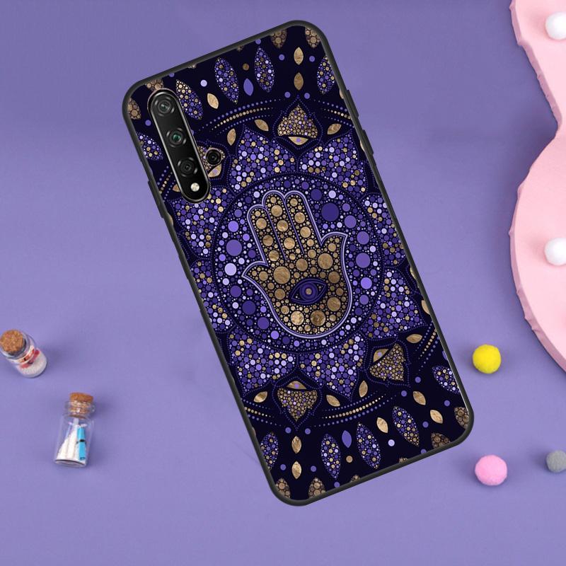 Hamsa Hand of Fatima For Huawei Nova 11i 12i 8i 7i 3i 9 10 SE Y60 Y61 Y70 Y72 Y73 Y90 Y91 P20 P30 P40 Lite Case