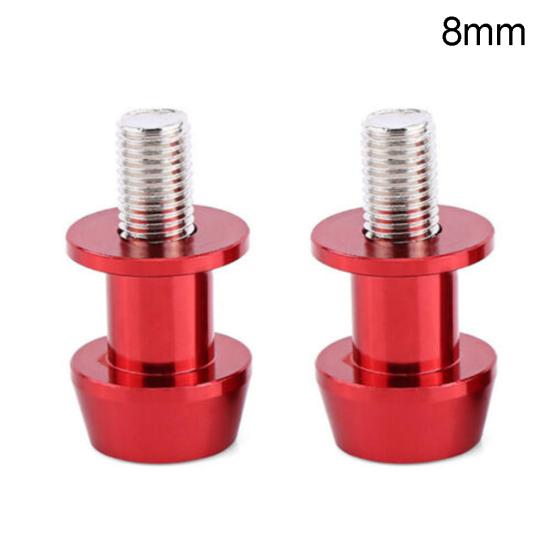 1Pair Aluminum Motorcycle Swingarm Spools Stand Screws Slider for Honda Kawasaki