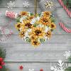 Sunflower Cartoon Lovely Acrylic Car Hanging Decoration For Cheerful Appeal Interior