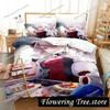 Anime Echocalypse Bedding Set Duvet Cover Bed Set Quilt Cover Pillowcase Comforter king Queen Size Boys Adult Bedding Set