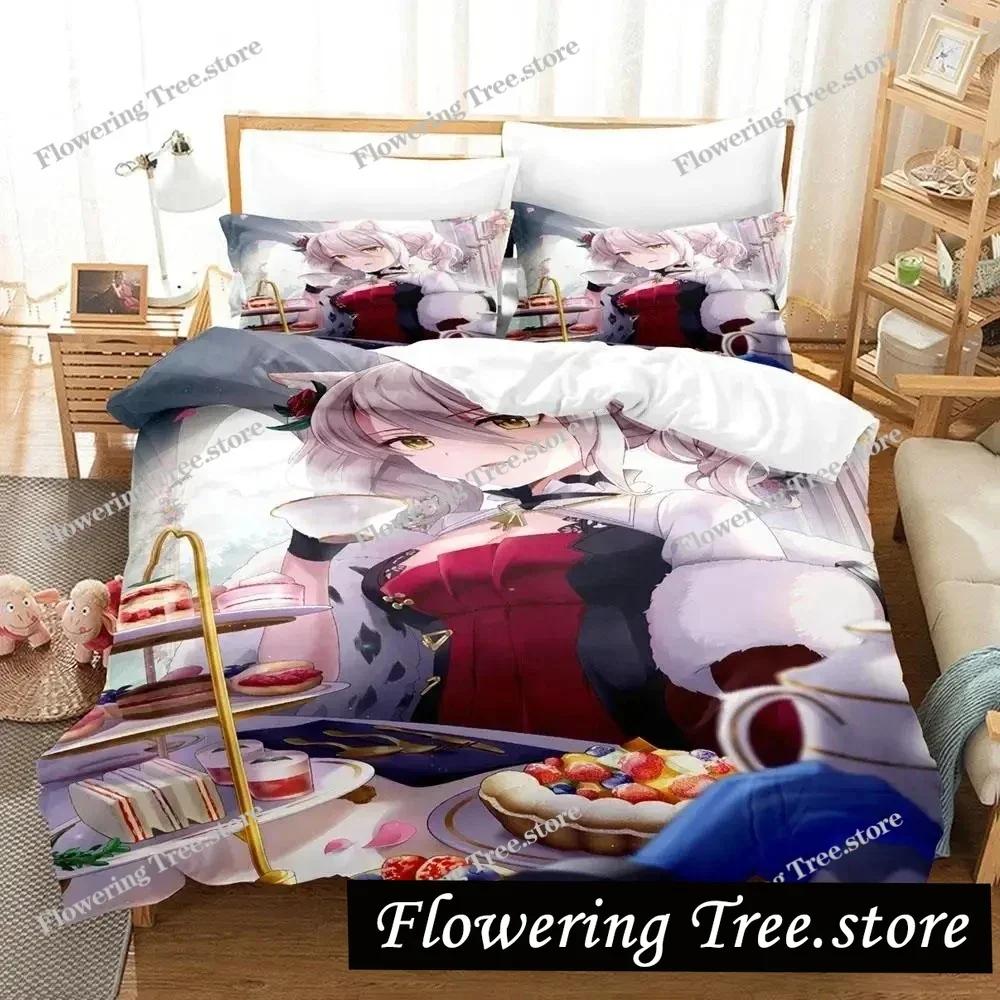 Anime Echocalypse Bedding Set Duvet Cover Bed Set Quilt Cover Pillowcase Comforter king Queen Size Boys Adult Bedding Set