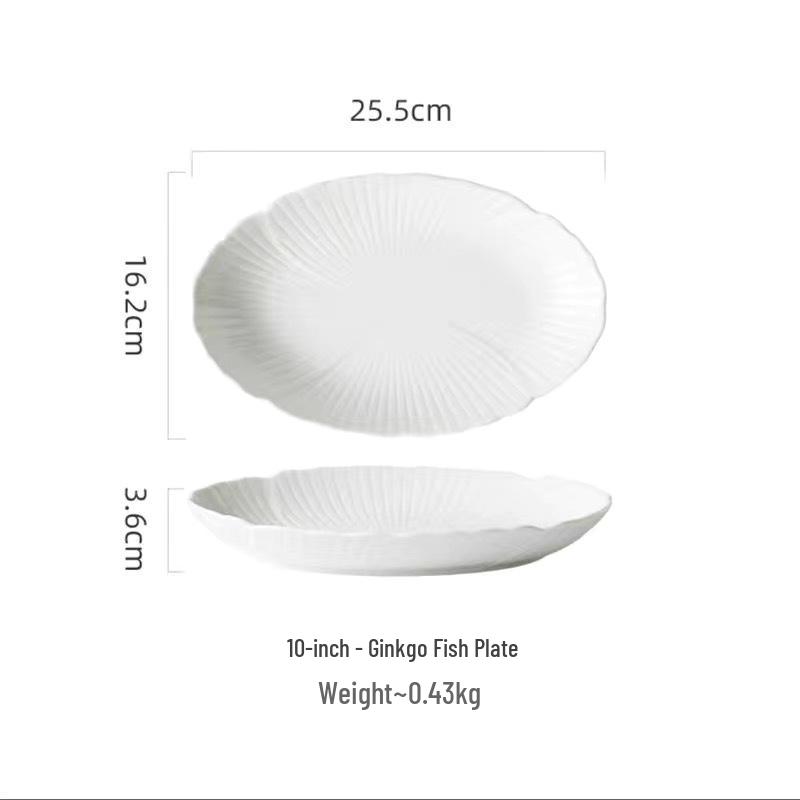 Large White Creative Ceramic Soup and Salad Bowl