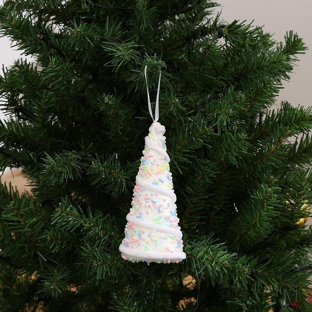 Foam Xmas Tree Decor DIY Candy Cane Ornament Creative Ice Cream Pendant  New Year