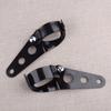 Pair 27-36mm Black Motorcycle Fork Head Lamp Holder Adapter Headlight Mount Bracket