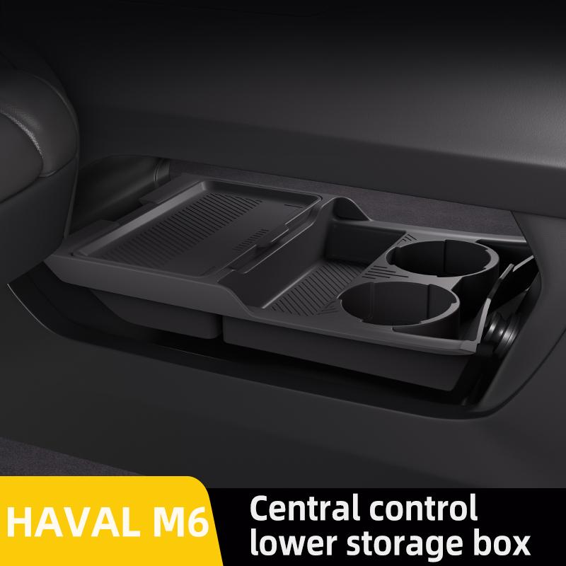 Suitable for Great Wall Haval M6 Center Control Storage Box Pad Storage Box Lower Layer Car Supplies Decoration Accessories