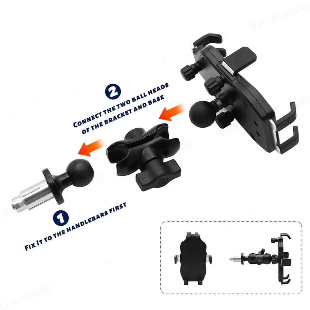 Motorcycle Phone Holder S1000RR HP4 2010-2018 Navigation Phone Holder Motorcycle Frame Bracket Support Stand Mount for Bike Phone Holder