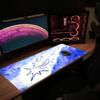 Aesthetic Night Sky Art Large XXL Mouse Pad Non-Slip Rubber Gaming Keyboard Deskmat Overlocked Jellyfish Game Table Accessories