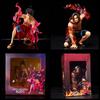 ONE PIECE Top War, Burning Flames, Fire Fist, Ace, Flowing Sakura, Luffy, Ornament, Boxed Figure