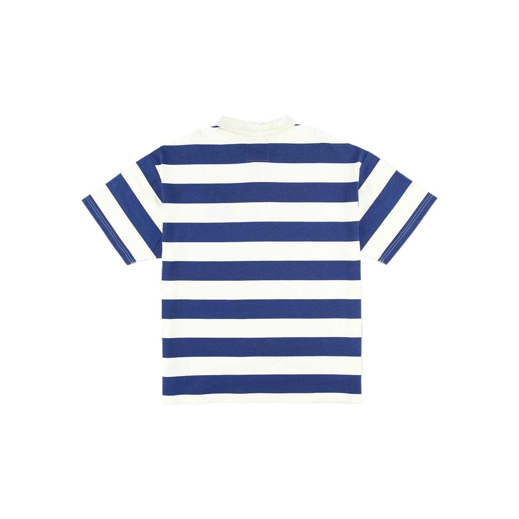 Vans Quarter Zip Elegant Versatile Comfortable Simple Short Sleeve Polo Shirt Men Polo Shirts Marsh Wide-Stripes VN000NJMEGB