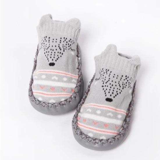 Baby Socks Slippers With Rubber Soles Girl Boy Infant Newborn Children Floor Socks Shoes Anti Slip Soft Sole Toddlers Indoor