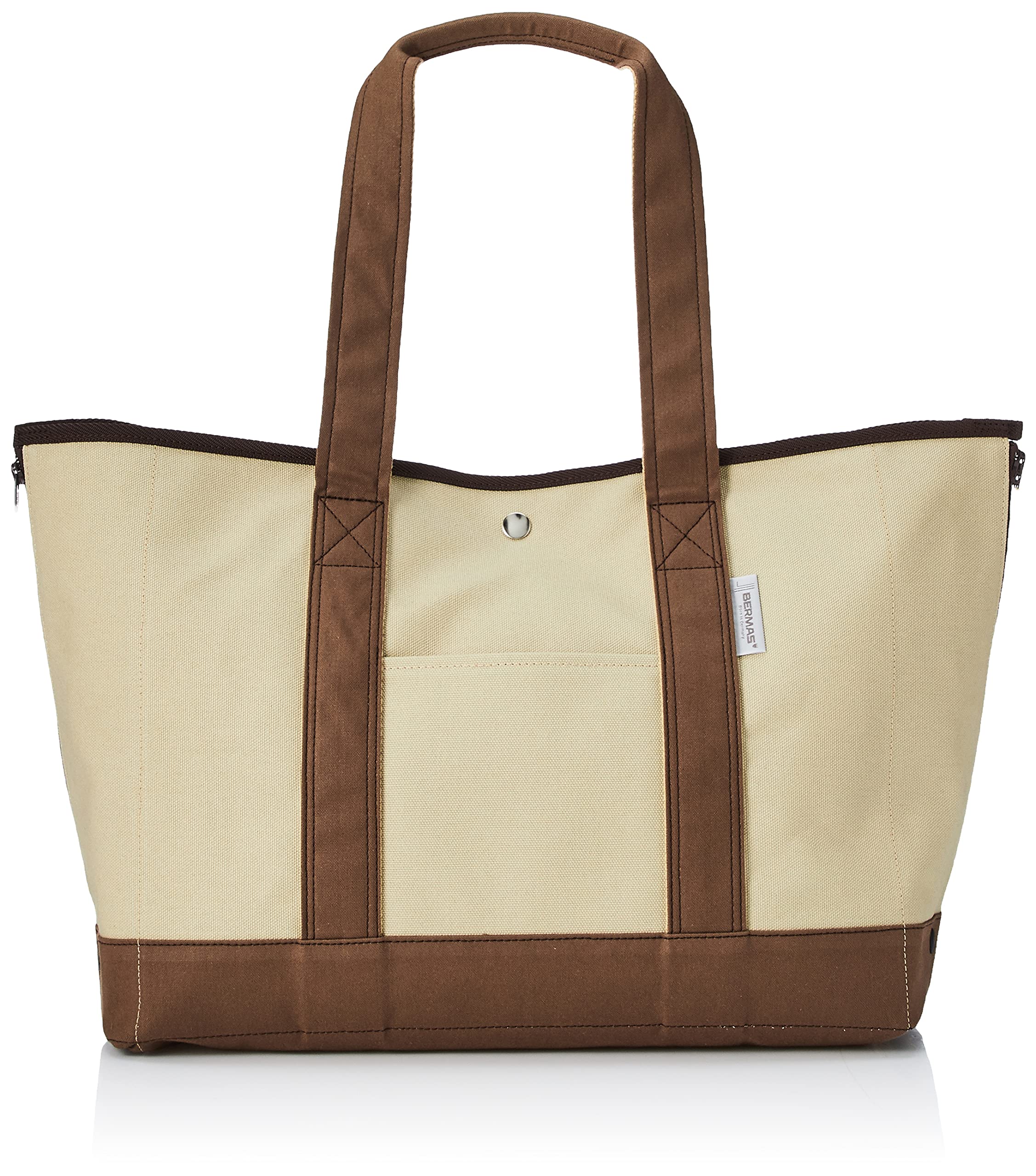 

Open Tote Made in Japan Kurashiki Canvas Leisure Sheet Wipeable Interior Fabric COMMUTE Greige Combination [Barmouth] Shape-changing