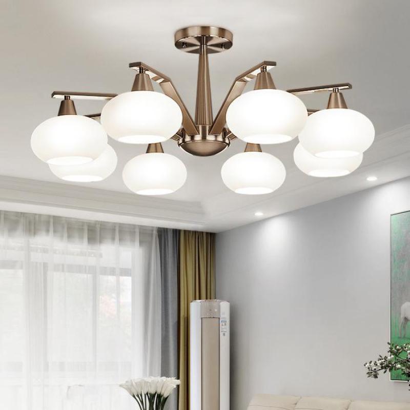Modern Lustre Nickel Metal Led Chandelier Lighting Living Dining Room Decor Led Pendent Lights Bedroom Hanging Light Luminaire