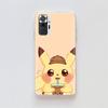 Transparent Case for Samsung A04 A14 A23 A34 A54 M23 M33 M52 M53 Realme Narzo 50 50I 50a Prime C35 C55 C30S 10 9 Pro K-87 Cute Pikachu