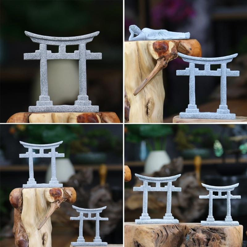 Torii Gate Aquariums Decoration Landscape Ornaments for Fish Tanks Dollhouse