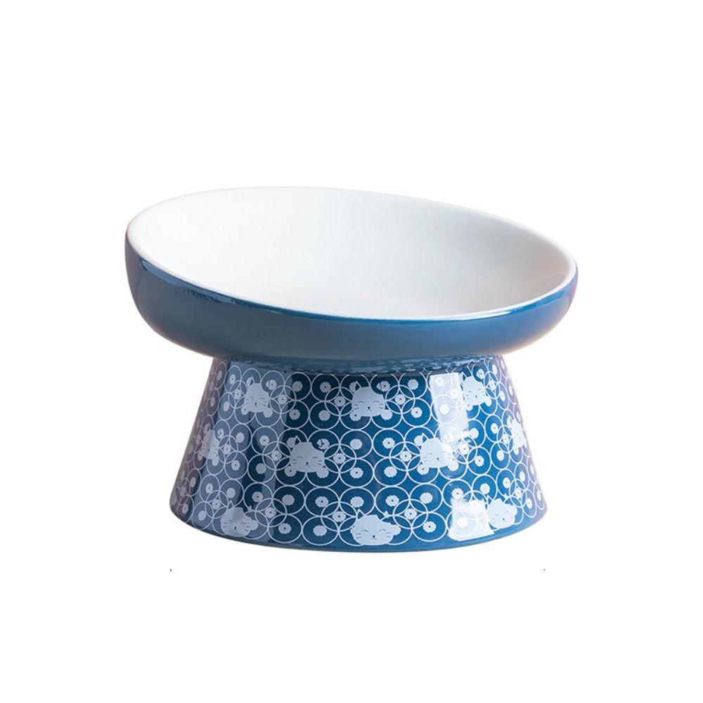 Tilted Elevated Anti Vomiting Pet Feeder Bowl Pet Supplies Cat Food Bowl Water Feeder Container
