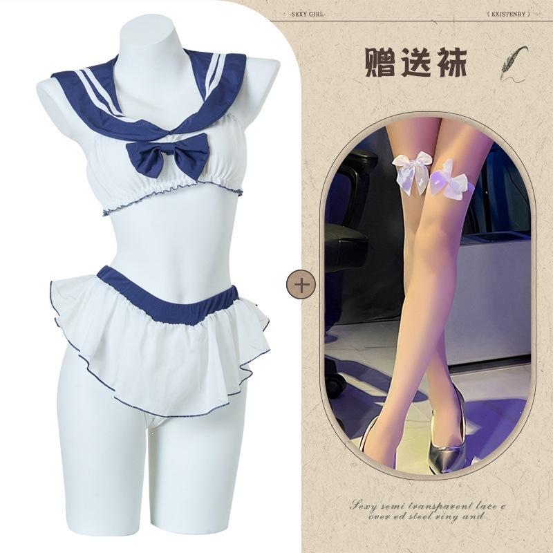 Aishangyou Erotic Underwear Sexy Erotic Free Underwear Split Jk Uniform Role-playing Erotic Suit