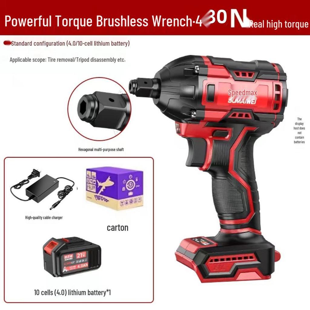High Torque Brushless Electric Impact Wrench for Ironworkers and Carpenters
