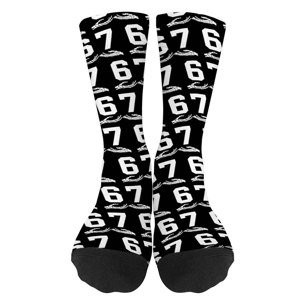 Fashionable, Warm And Interesting Six Or Seven Design Socks For Grandma