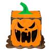 Halloweenská dýňová krabička Dřevěná krabička Jack-O-Lantern Ozdoba Stolní středový prvek Dýňová lucerna Krabička na halloweenskou párty dekoraci