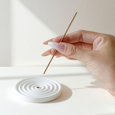 Creative Line Incense Stick Holder Chinese Style Incense Burner Plate Home Fragrance Decor Tea Table Ornament
