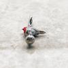 Red Robin Bird Dangle Charm For Women 925 Silver Cute New Gift