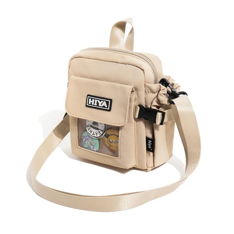 Unisex Nylon Crossbody Bag Multi Pocket Casual Shoulder Handbag for Travel Work