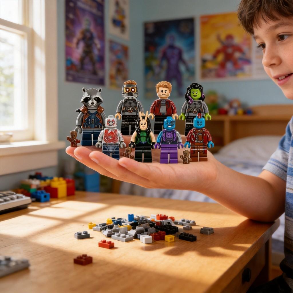 Guardians Of The Galaxy 2 Bausteine Spielzeug mit DIY-Montage für kreatives Kinderspiel