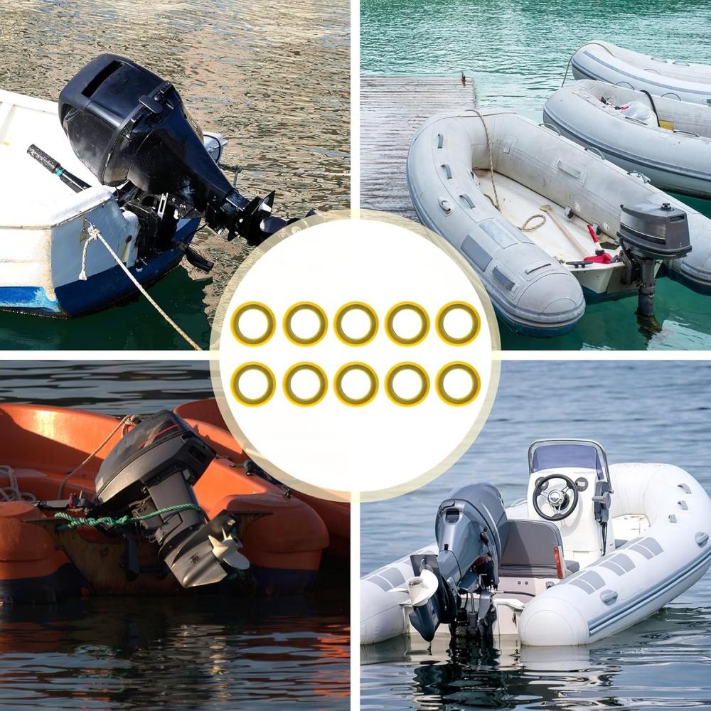 Ablassschrauben-Dichtring 10 Stück für MerCruiser Mercury 26-8M0204693
