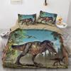 Dinosaur Jurassic Bedding Set Winter Duvet Cover With Pillowcases 3 Pcs Bed Set Queen Size Juego De Cama Home Textile Kids Adult
