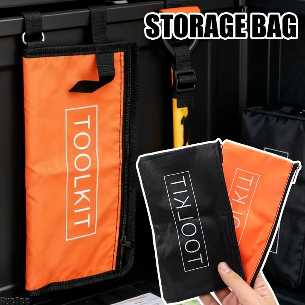 6pcs Large Capacity Multi-function Tool Bags Zipper Oxford Canvas Waterproof Storage Bag Portable Hardware Toolkits Organizer