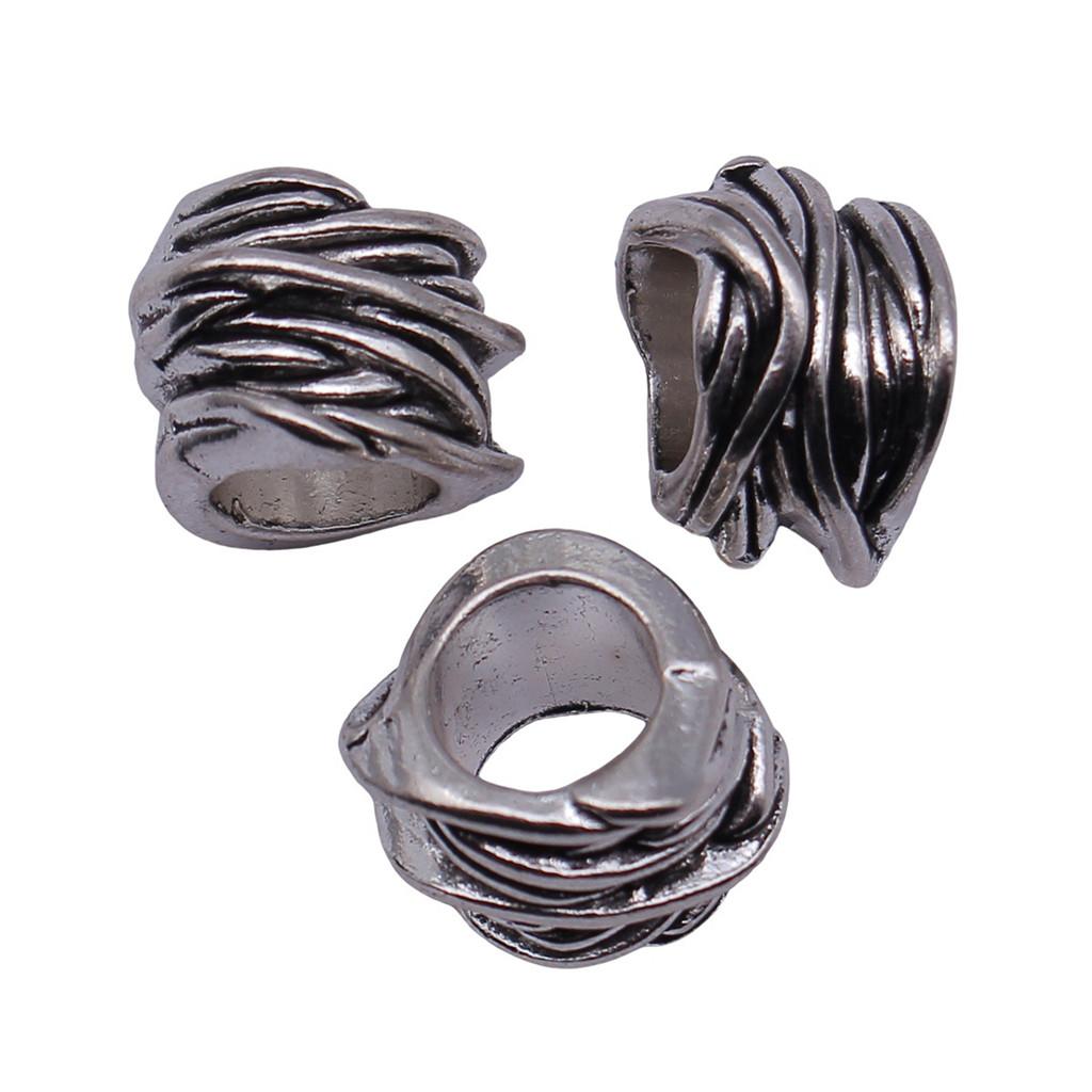 Tribal Pattern Tube Beads Charms Braided Spacer Beading For Jewelry Materials