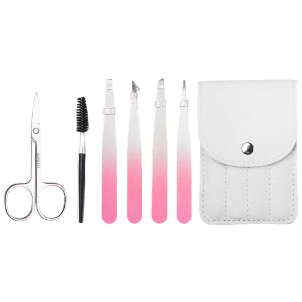 Multipurpose Eyebrow Tweezers Kit Professional Eyebrow Scissors Precision Tweezer Kit  Daily Beauty