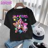 Cute Cartoon Saja Boys T-shirts Boys Girls Short Sleeve T-shirt Tops Anime Kpop Demon Hunters T Shirt Gifts Children's Clothing