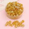 Perline di Vetro Crackle da 8/10mm per Gioielli Fai da Te - Perline Rotonde per Braccialetti e Collane