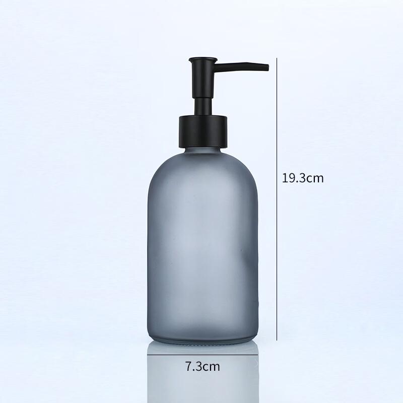 OIMG Frosted Glass Hand Soap Dispenser