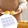 Muffin Pan Small Muffin Pan 12-Cups Reusable Heat-Resistant Silicone Mold For Airfryer Microwave Freezer Bread Camping