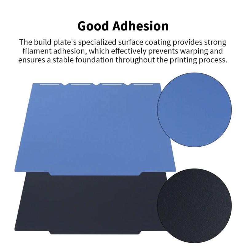 270x270mm Textured Build Plate Steel 3D Printer Accessoies Printing Board Double Side 3D Printing Plate For Snapmaker U1