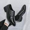 Fashion Business Men Formal Shoes Men Casual Comfortable Lace Up Fashionable Leather Shoes Wedding Banquet Shoes Sizes 38-46 Men Shoes
