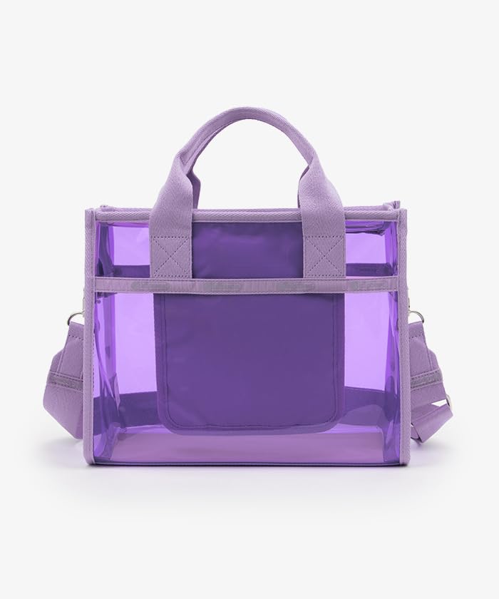 LeSportsac Official Shoulder Bag CLEAR MEDIUM TH Clear Lilac TOTE/1360 Women's