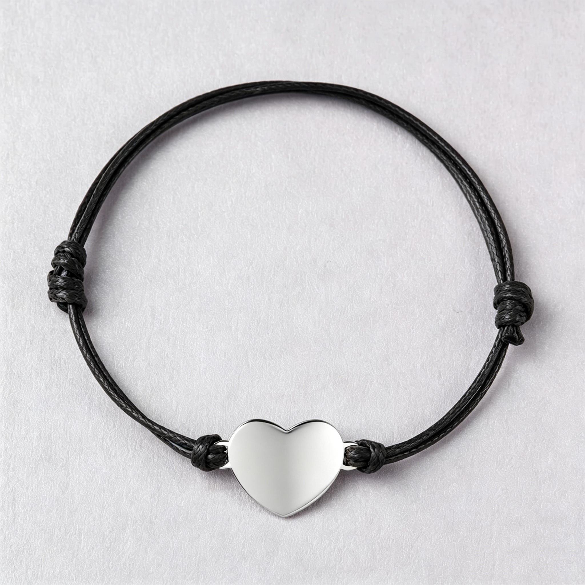 Engraving Personalized ID logo Heart Charm Bracelet Stainless Steel Silver Rose Gold 18k Gold Stamping Blank Heart Bracelets