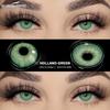 Eyeshare 2ks/pár Kontaktní čočky řady NICOSIA Roční zelené čočky 14,2 mm Modré oči Čočky Módní kosmetika Žáci