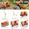 2025 Upgraded Chainsaw Sharpener with Tungsten Carbide Burr File, Hand-Cranked Chainsaw Sharpening Jig Kit, Chain Saw Sharpener Tool, Chainsaw Chain